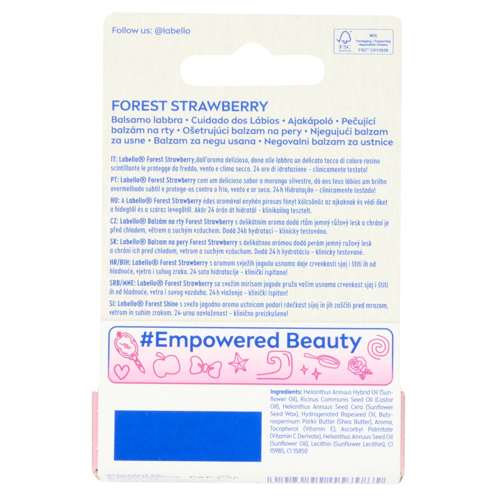 Labello Forest Strawberry Disney Princess 4,8 g